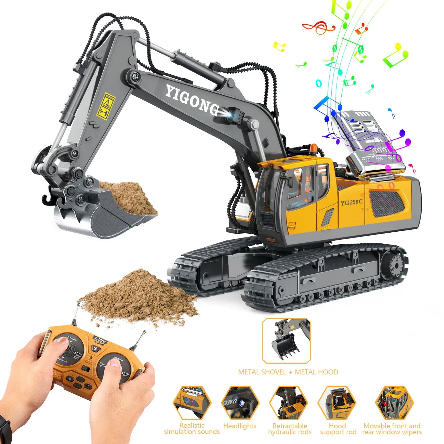 Excavator RC 1:20 Scale