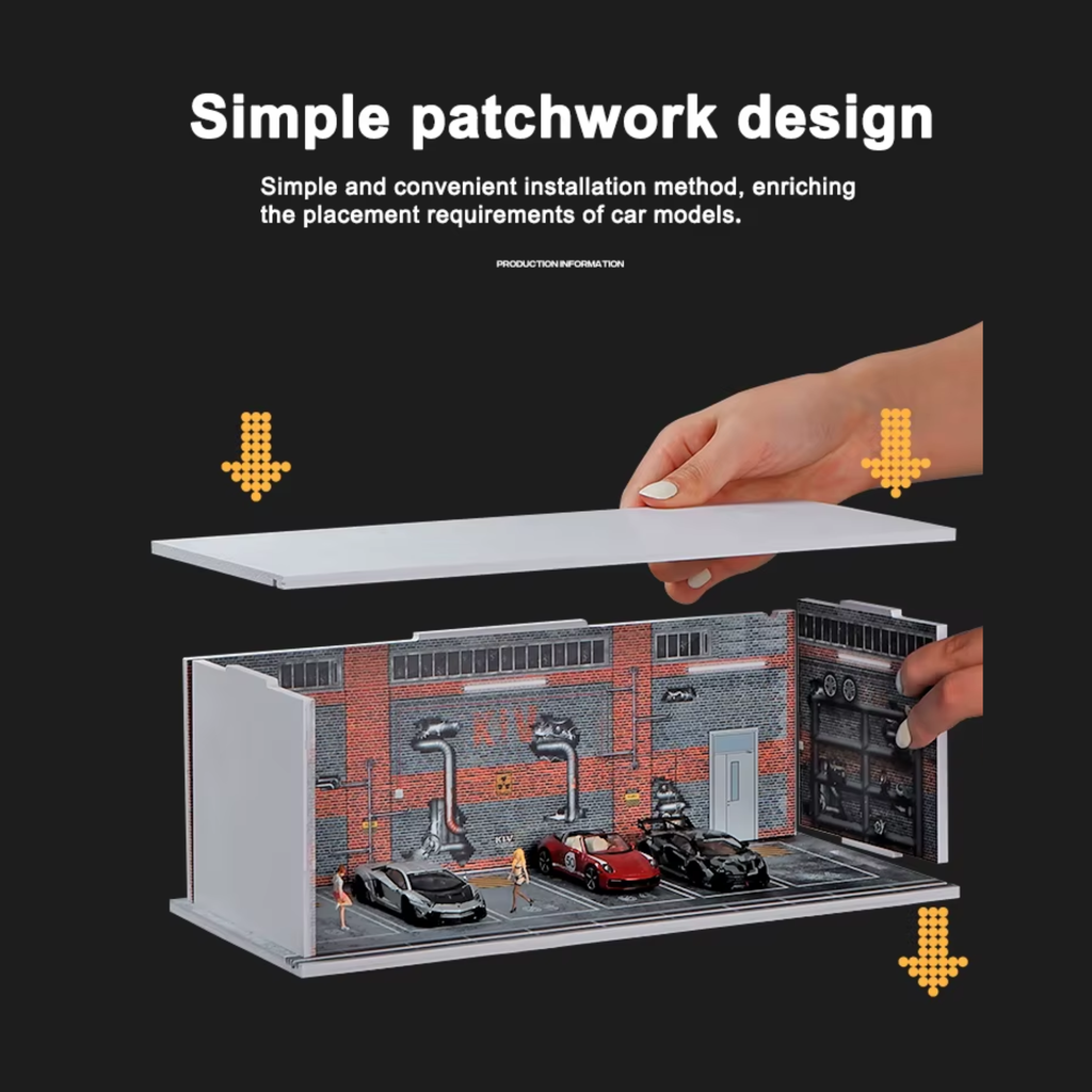 Tuner Vault ™ LED RC Display Box 1/64