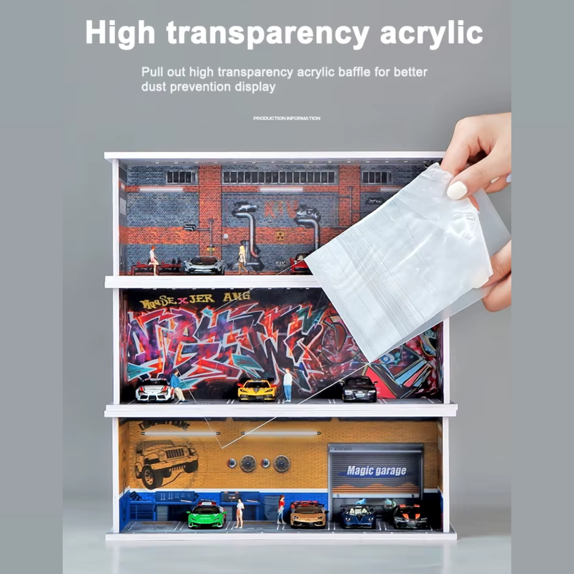 Tuner Vault ™ LED RC Display Box 1/64