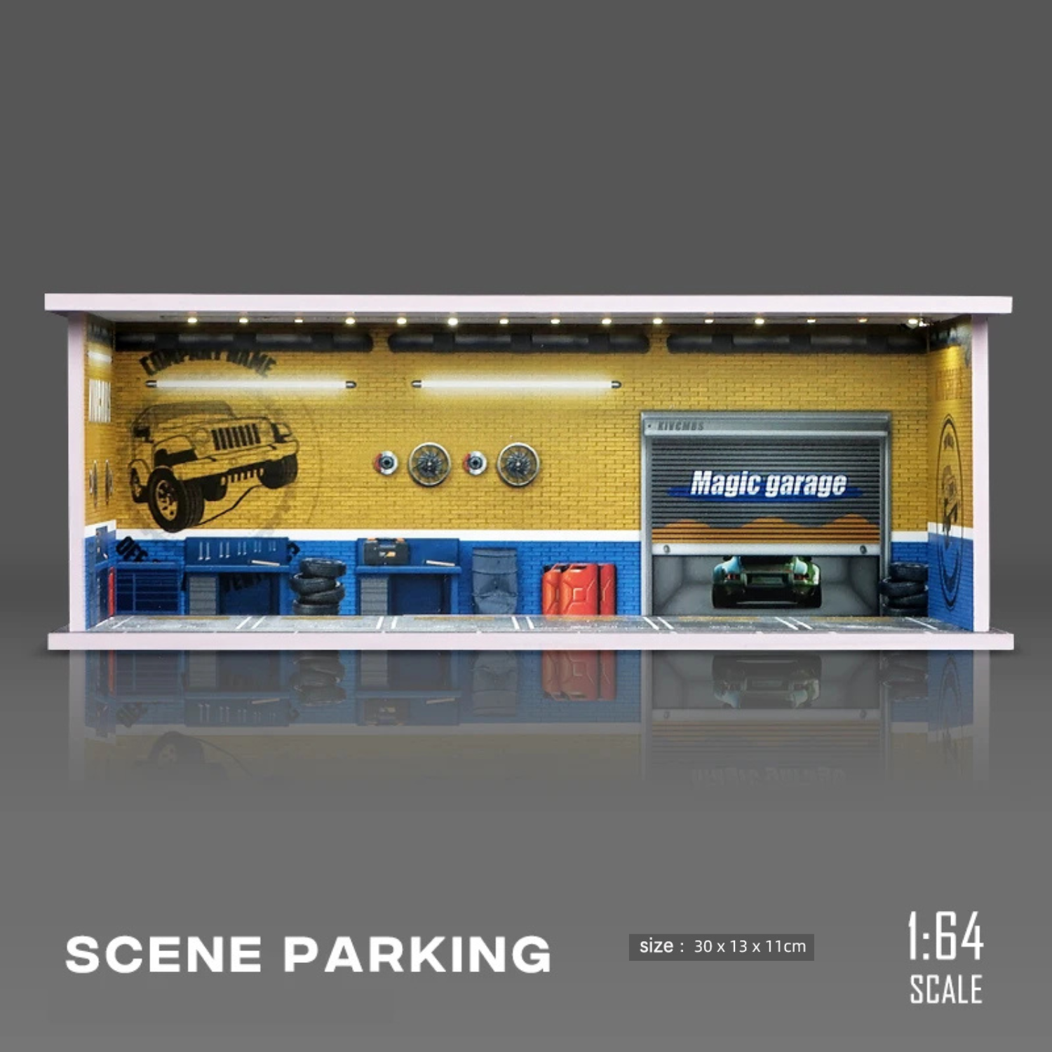 Tuner Vault ™ LED RC Display Box 1/64